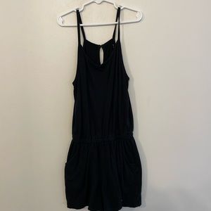 Habitual kids cotton black short romper